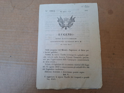 Decreto regno italia - decreto, d'italia