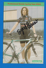 CYCLISME carte cycliste  CORNEO SIGRID  équipe NOBILI GUERCIOTTI 2004 Signée
