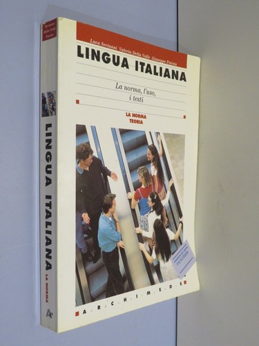Lingua italiana norma - italiana,