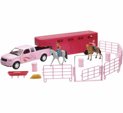 Playset giocattolo rosa pickup