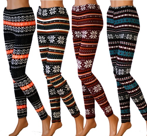 Leggins donna maglia aztechi - leggins,