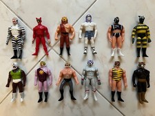 TIGER MASK SET L'UOMO TIGRE TOMY TIGER MAN SOFUBI ACTION FIGURE GASHAPON JAPAN