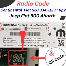Codice Sblocco per Jeep Fiat
