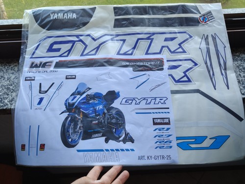 Adesivi yamaha gytr - adesivi, r1