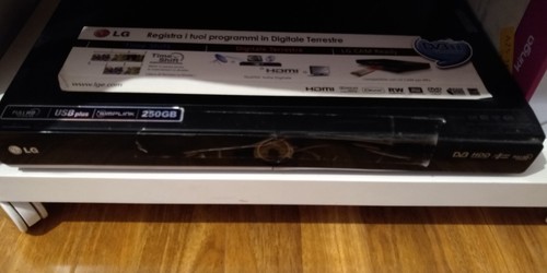 Registratore dvd hdd nero - lg,