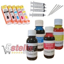 KIT 5 CARTUCCE RICARICABILI +