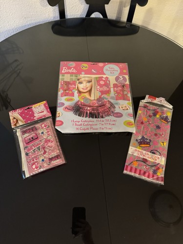 Barbie kit decorazione tavolo - kit,