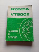 HONDA VT 500 E 1985 manuale officina ITALIANO originale