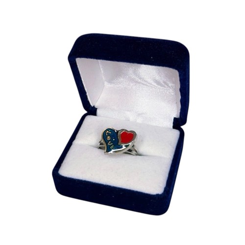 Anello umore cuore argento y2k - argento,