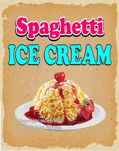 Decalcomania spaghetti gelato - spaghetti,