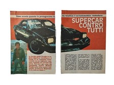 *HH* Opuscoli Pubblicità Pubblicitario Vintage Supercar Michael Knight Kitt Auto