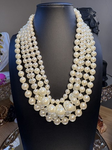 Collana perle finte - di,