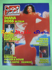 rivista CIAO 2001 43/1985 Diana Ross Kate Bush Sergio Caputo Hall & Oates No cd