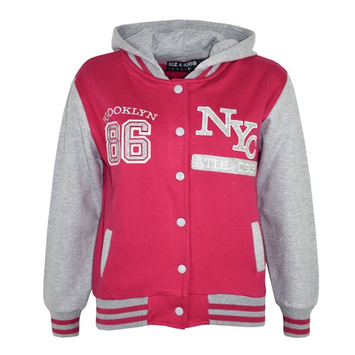Giacca vento rosa con - a,