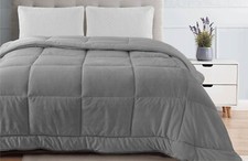 Trapunta Piumone Invernale Matrimoniale Singola Piazza Mezza Velluto Flanellato