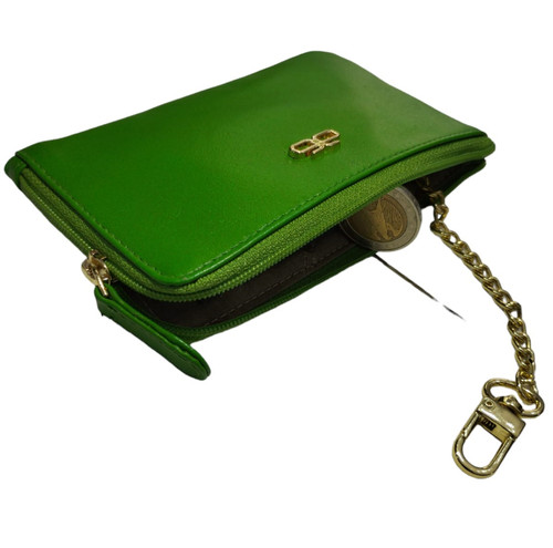 Acciaio pochette zip - , con