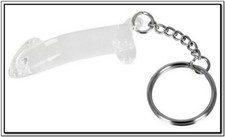 PORTACHIAVI PISELLO TRASPARENTE SCHERZO COMPLEANNO