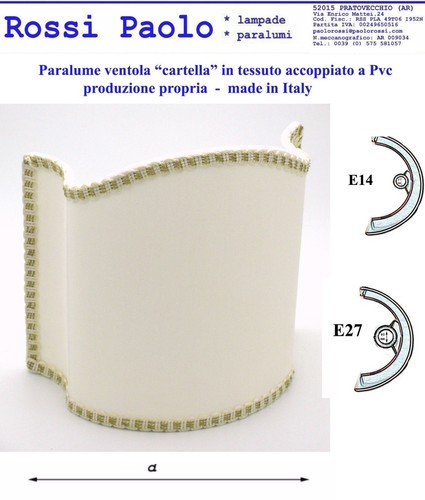 Paralume classico ventola