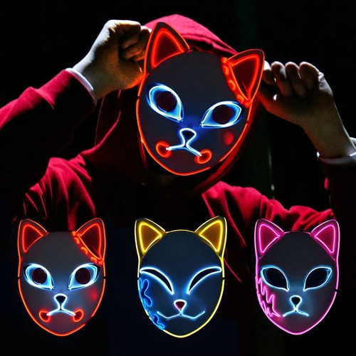 Maschera led halloween a - maschera,