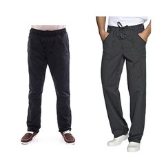 Pantaloni Per Cuoco Chef Da Cucina Ristorante Nero o Gessato Professionale  
