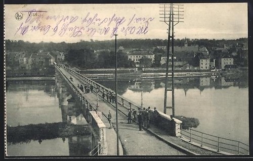 Cpa visé die pont - visé,,