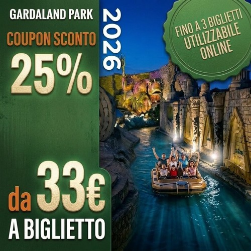 Gardaland coupon buono sconto - gardaland,