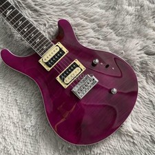 SE Chitarra elettrica personalizzata ametista viola Paul Reed Smith pickup aperto intarsio uccellino