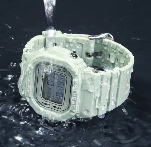 Orologio digitale led verde - orologio,