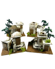 Casa Araba a Scelta Cm 12x18x12h - Scenografia per Presepe Palestinese
