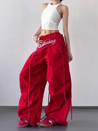Pantaloni cargo donna y2k - donna,