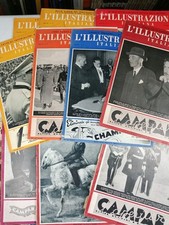 Lotto 18 riviste L’Illustrazione Italiana anni 30 40 storia fascismo collezione