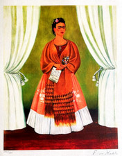 Frida Kahlo Litografia (René