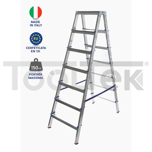 Scala alluminio gradini - alluminio, 6