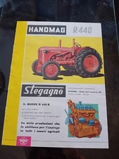 PUBBLICITÀ TRATTORI HANOMAG STEGAGNO R 440 DA RIVISTA Anni "50