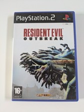 RESIDENT EVIL OUTBREAK GIOCO PS2 PLAYSTATION 2 PAL ITALIANO NO MANUALE