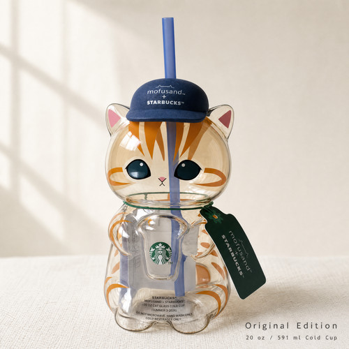 Tazza vetro forma gatto - forma, di