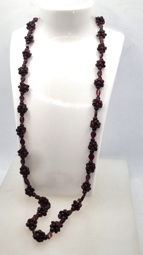 Granato collana vintage - granato,