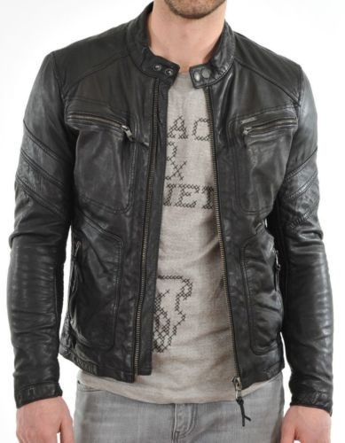 Giacca motociclista uomo in - da,
