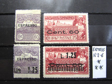 SAN MARINO , Express N°2-6 MLH/MNH ex coll.privata