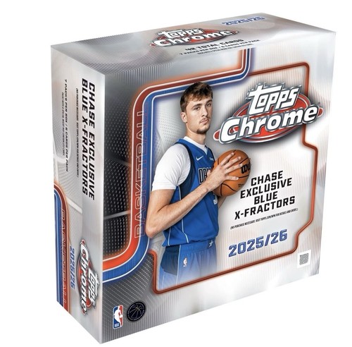 Mega box topps chrome - chrome, nba