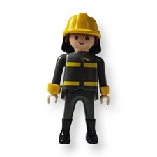 Playmobil personaggio uomo vigili del fuoco intervento emergenza soccorritore città uniforme casco