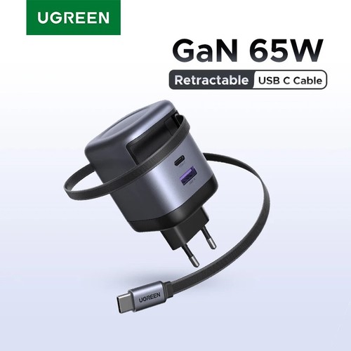 Ugreen 65w gan cavo retrattile - cavo,