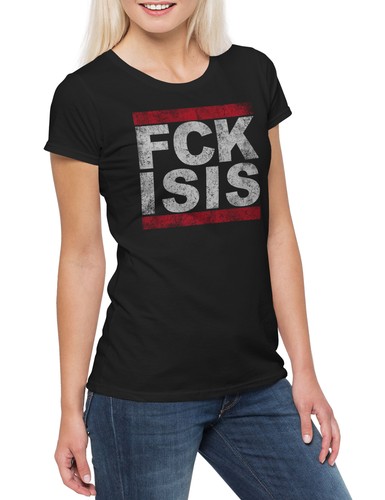 Shirt donna fuck isis - fuck,