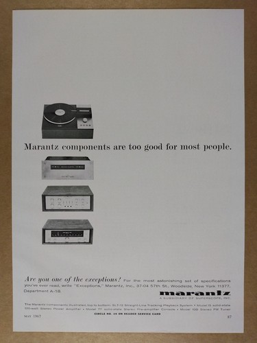Amplificatore marantz 1967 - amplificatore,