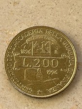 200 Lire 1996 centenario