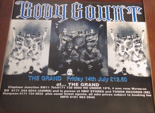 Tour poster body count live - poster~body,