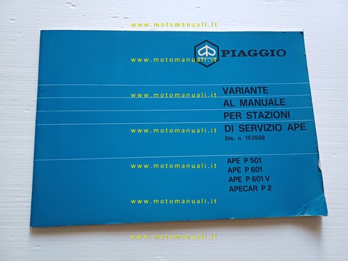 Piaggio ape p501 - piaggio,