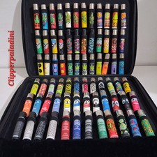 Accendini Clipper, Lighters, Mecheros, Feuerzeuge, Briquets, + Valigetta