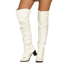 Copri stivali bianchi in simil