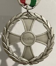 ESERCITO ITALIANO MEDAGLIA A CROCE PER LE MISSIONI DI PACE ALL’ESTERO UNIFIL